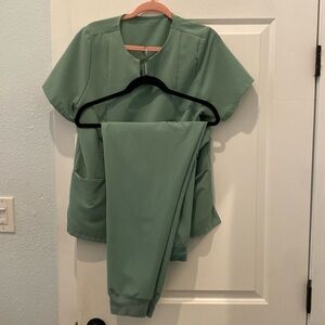 Large Mandala high waisted scrub set